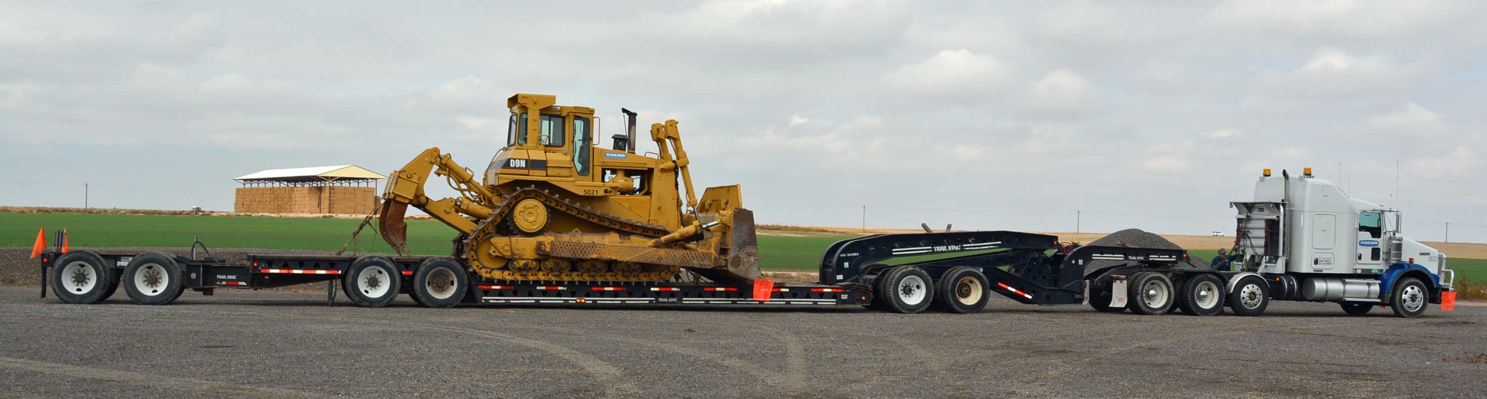 ADAM INDUSTRIES COIL TRAILER SEMI TRUCK